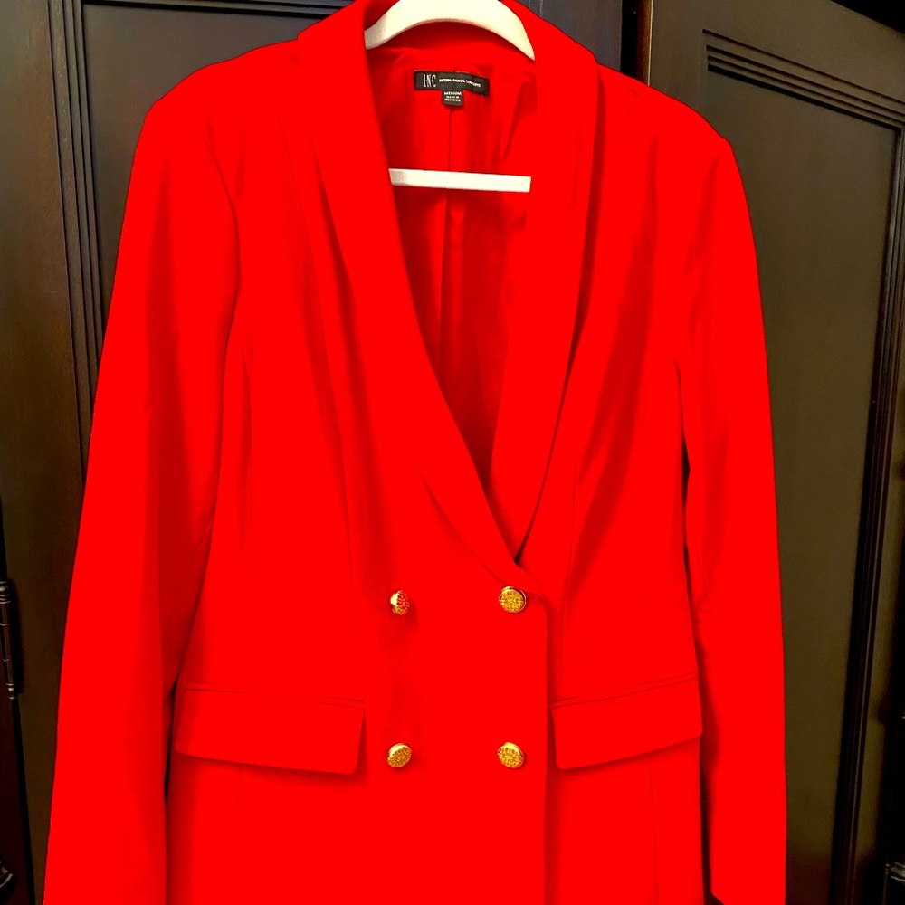 Beautiful bright red blazer!
